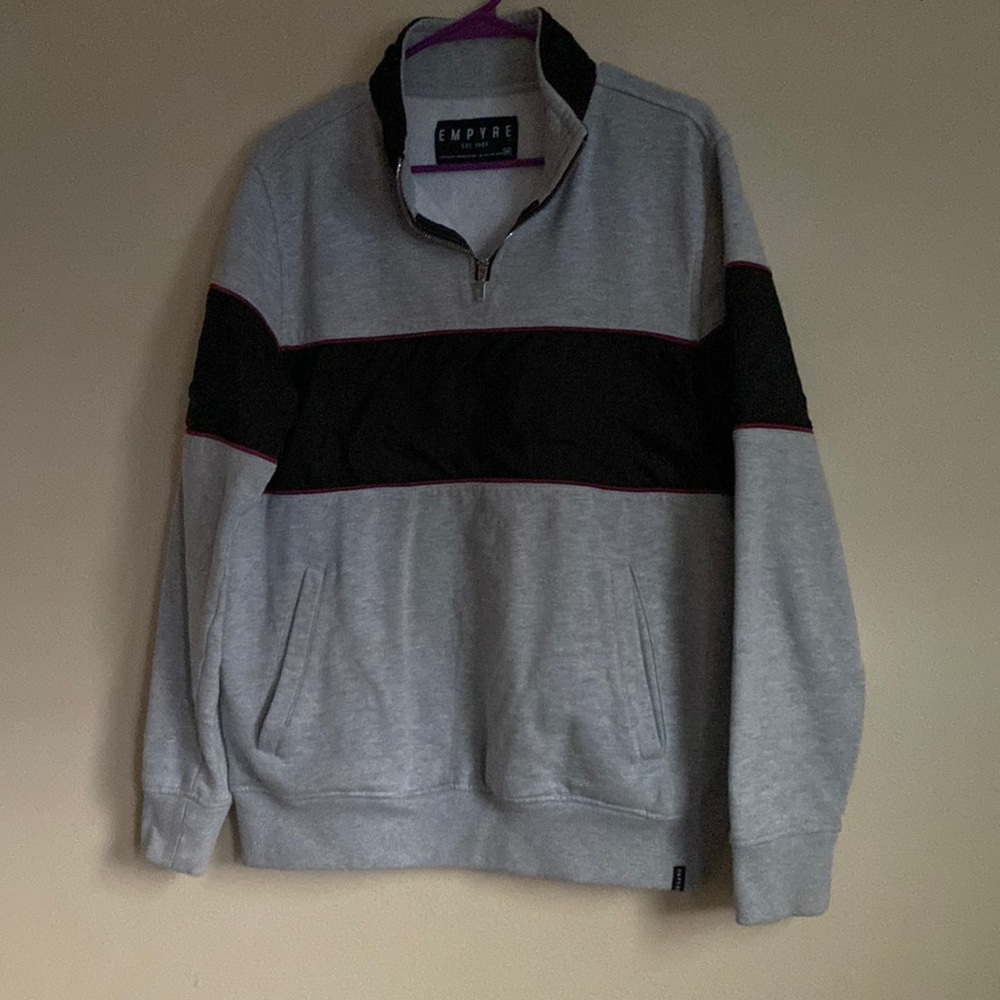 Empyre quarter zip sweatshirt mens medium